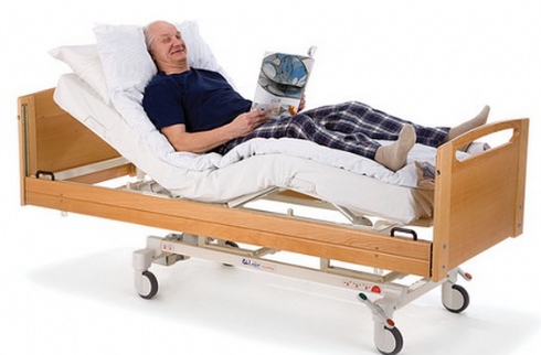 Прокат аренда медицинской кровати c электроприводом для лежачих больных